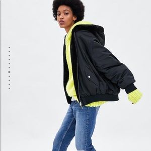 Zara Reversible Bomber Jacket